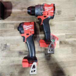 HOUSTON LOCATION - AS-IS (APPEARS LIKE NEW) MILWAUKEE M18 FUEL 18V Lithium-Ion Brushless Cordless Hammer Drill and Impact Driver Combo Kit (2-Tool) with 2 Batteries
