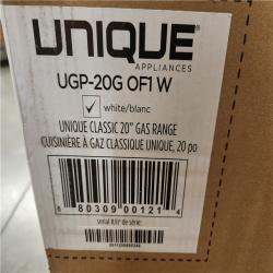 Phoenix NEW Unique 20 in. 2.4 cu. ft. Propane Gas Off-Grid Range with Battery Ignition Sealed Burners in White (SEALED)