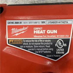 AS-IS Milwaukee 18V Lithium-Ion Cordless Compact Heat Gun (Tool-Only)