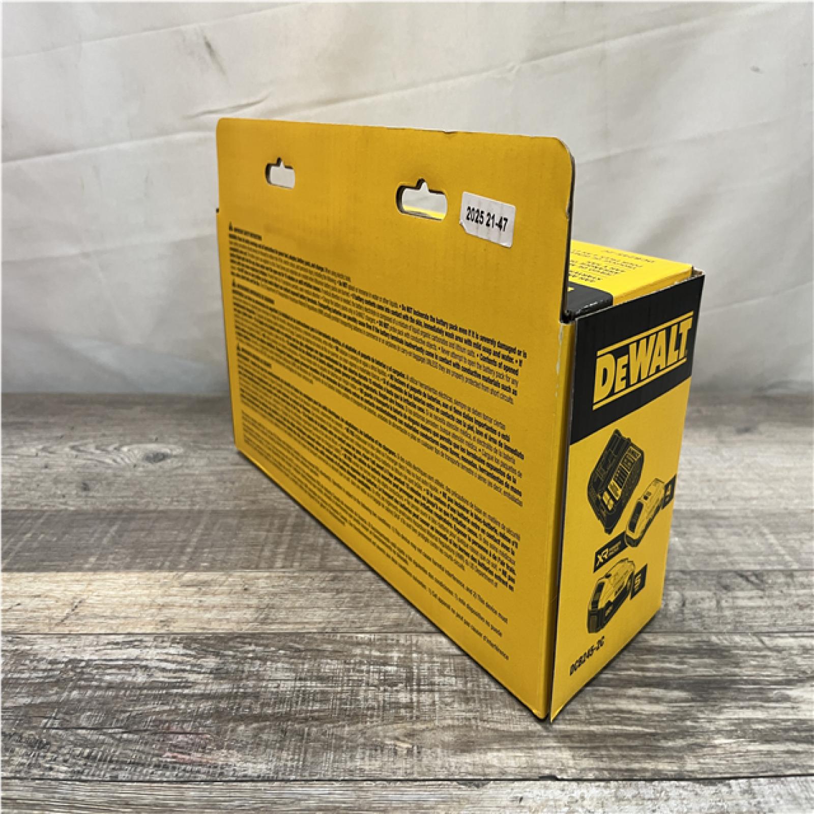 NEW - DEWALT 20V MAX Lithium-Ion Starter Kit with 4.0 Ah and 5.0 Ah Batteries and Charger