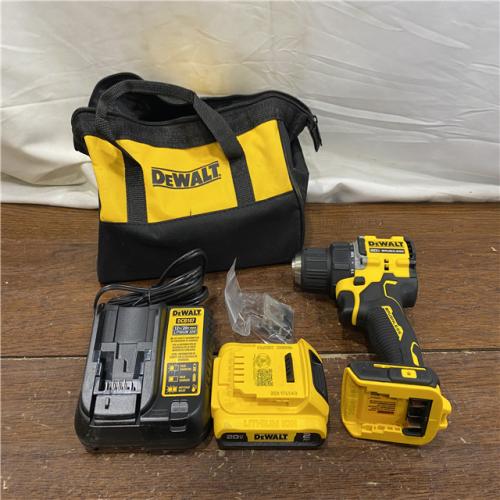 AS-IS DEWALT ATOMIC COMPACT SERIES 20V MAX* Brushless Cordless 1/2 Drill/Driver Kit