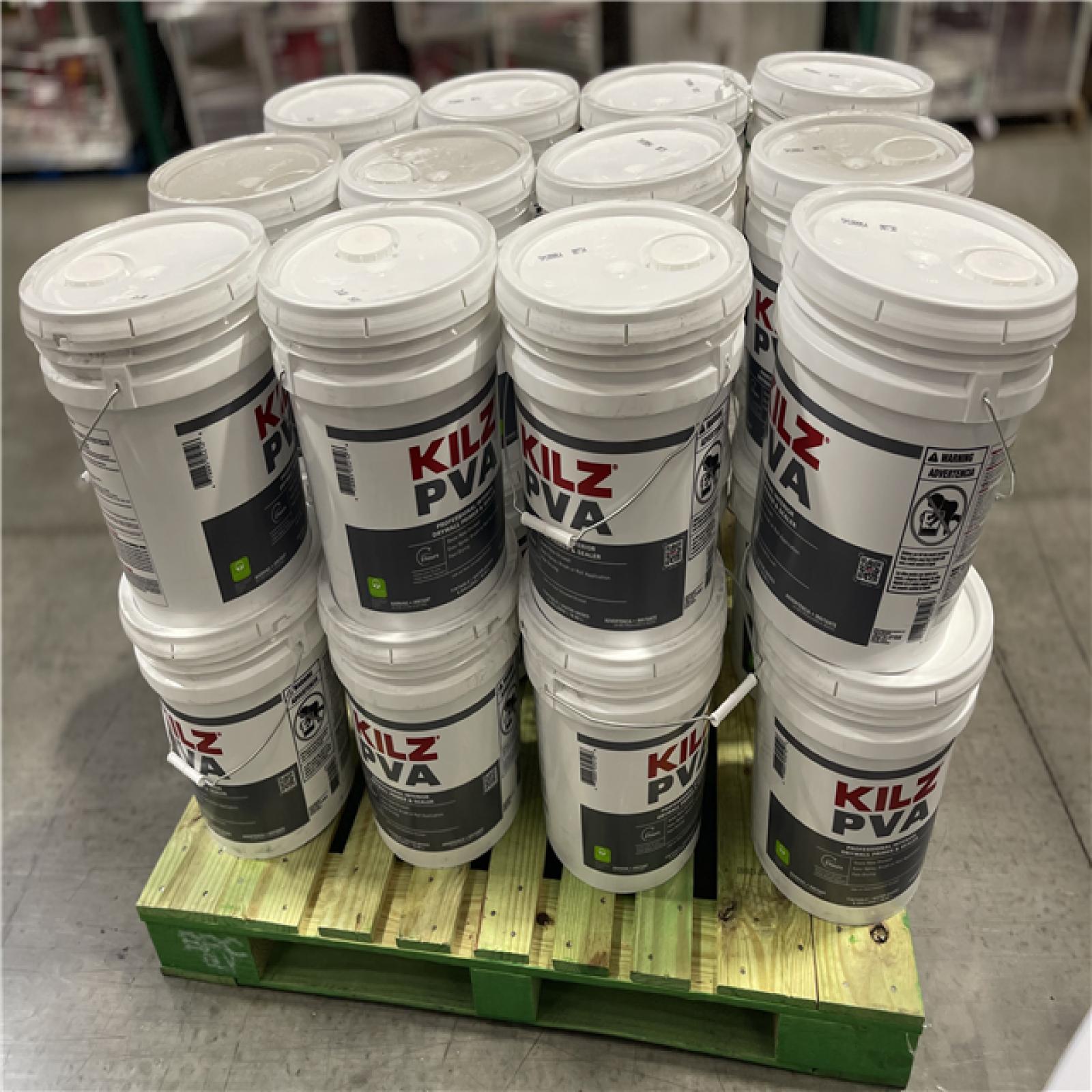 DALLAS LOCATION-NEW! KILZ PVA 5 Gal. White Interior Drywall Primer PALLET (24 UNITS)