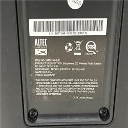 AS-IS Altec Lansing Shockwave 200 Wireless Party Speaker