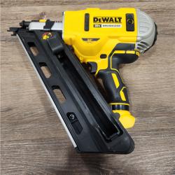 AS-IS DEWALT  20V MAX XR Lithium-Ion Cordless Brushless 2-Speed 30° Paper Collated Framing Nailer KIT