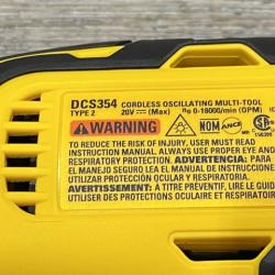 AS-IS DEWALT ATOMIC 20V MAX Cordless Brushless Oscillating Multi Tool Kit