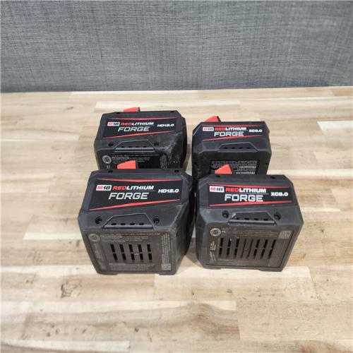 HOUSTON LOCATION - AS-IS MILWAUKEE FORGE BATTERY PACK QTY - 4