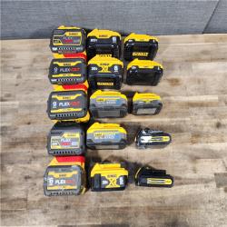 HOUSTON LOCATION - AS-IS DEWALT BATTERY PACK QTY - 15