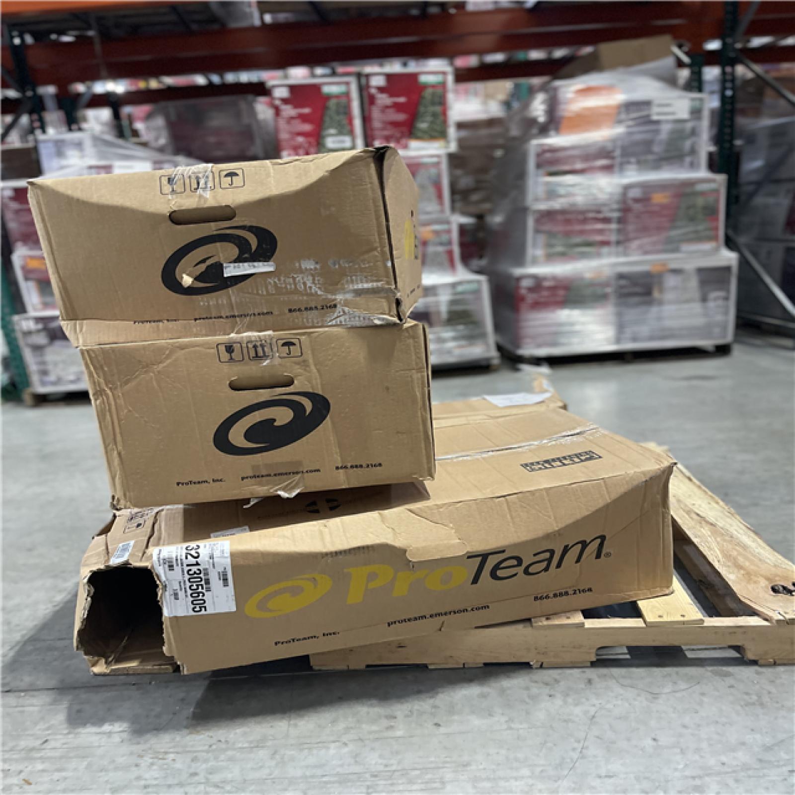 DALLAS LOCATION- AS-IS ProTeam GoFit 3 QT Backpack Vacuum and 2 Piece Wand Kit PALLET (4 UNITS)