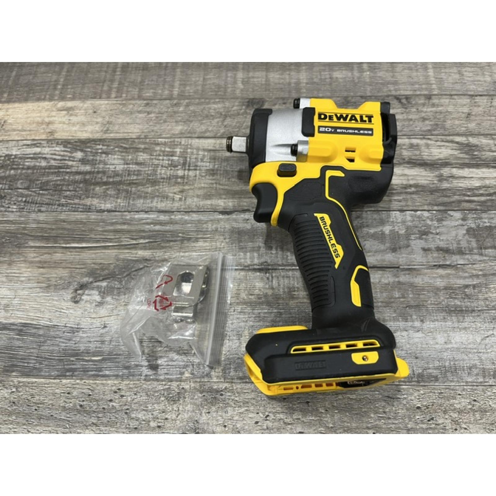 AS-IS DEWALT ATOMIC 20V MAX Cordless Brushless 1/2 in. Variable Speed Impact Wrench (Tool Only)