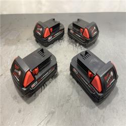 AS-IS - Milwaukee M18 18-Volt Lithium-Ion Compact Battery Pack Kit 2.0Ah (4-Pack)