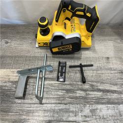 AS-IS DEWALT 20V MAX XR Cordless Brushless 3-1/4 in. Planer (Tool Only)