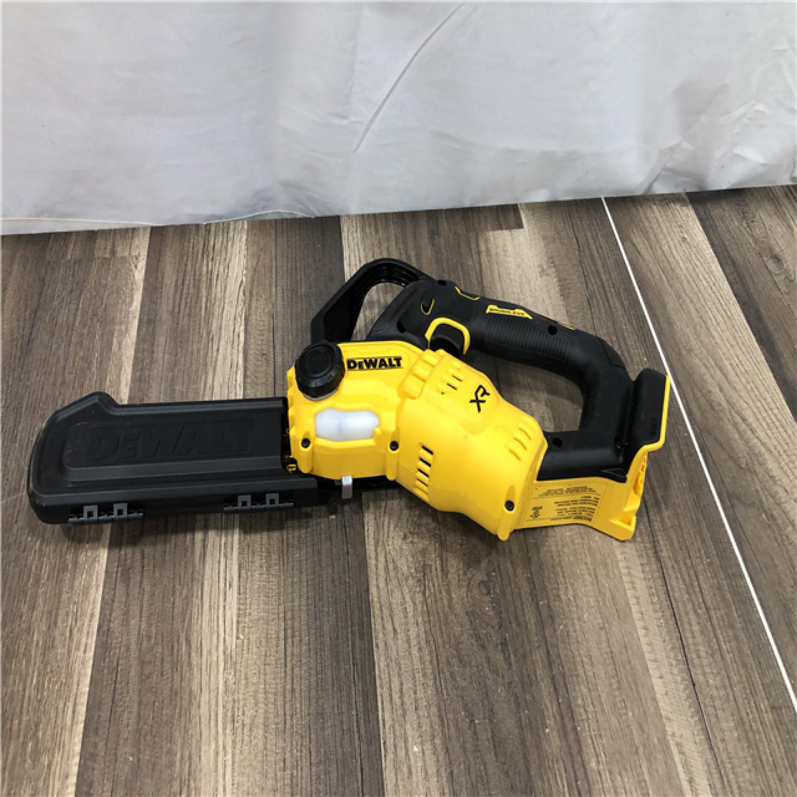 AS-IS DEWALT 20-Volt MAX 8 in. Brushless Cordless Battery Powered Pruning Mini Chainsaw (Tool Only)