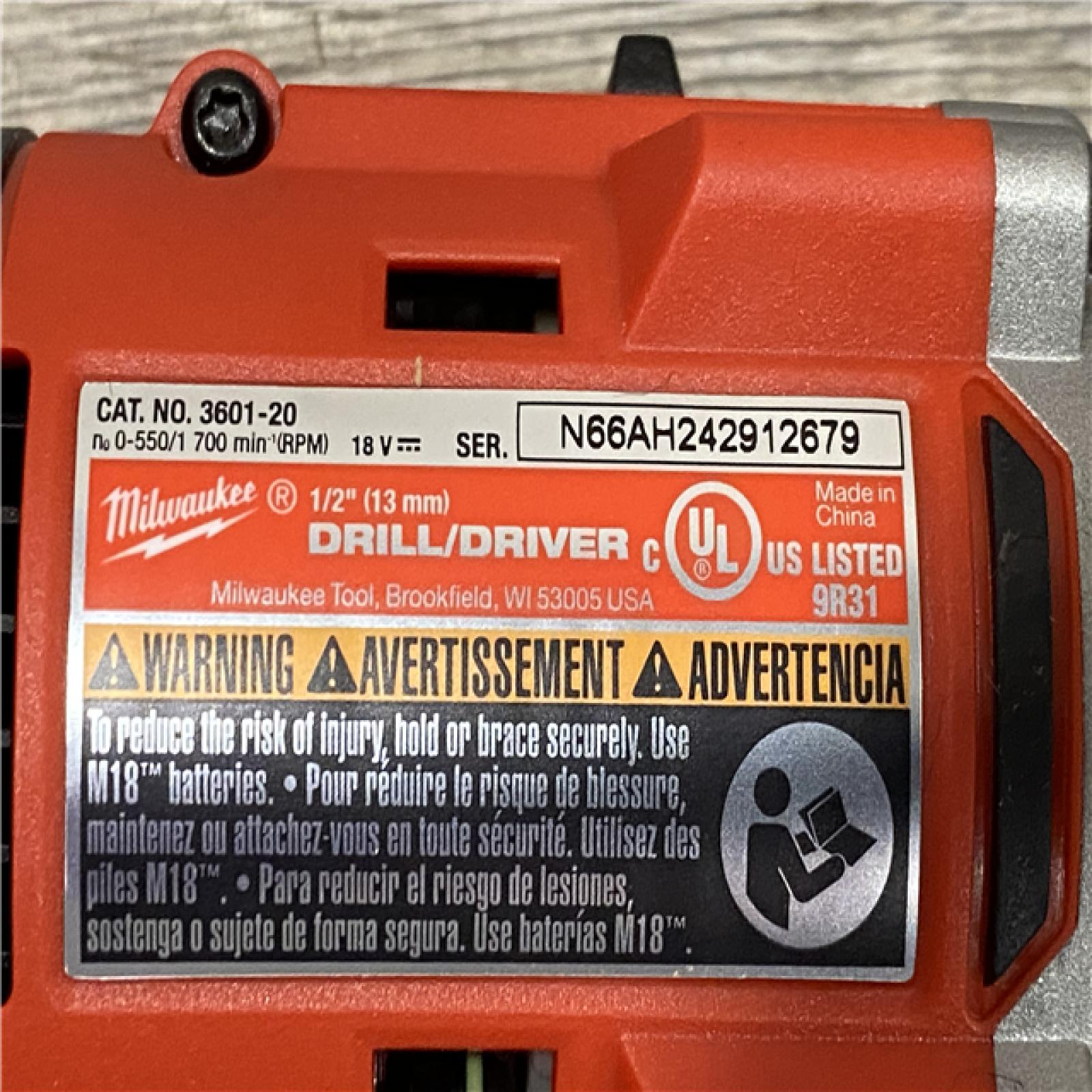 AS-IS Milwaukee18V Lithium-Ion Brushless Cordless Compact Drill/Impact Combo Kit