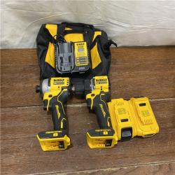 AS-IS DEWALT ATOMIC 20-Volt MAX Lithium-Ion Cordless Combo Kit (2-Tool) with (2) 2.0Ah Batteries, Charger and Bag