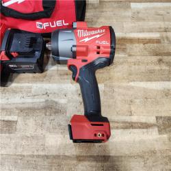 HOUSTON LOCATION - AS - IS Milwaukee FUEL 18V Lithium-Ion Brushless Cordless 1/2 in. Impact Wrench w/Friction Ring Kit