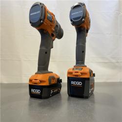 AS-IS - RIDGID 18V Brushless Cordless 2-Tool Combo Kit with Hammer Drill, Impact Driver Kit