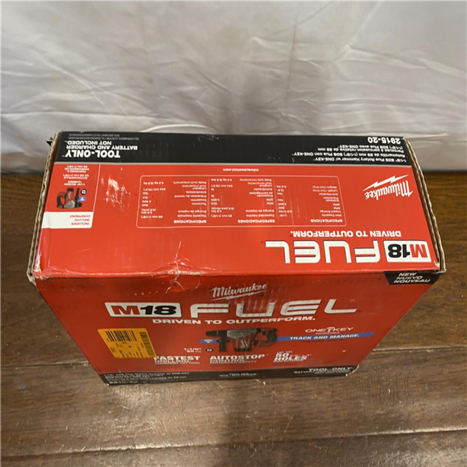 NEW Milwaukee 2915-20 M18 FUEL 18-Volt Lithium-Ion Brushless Cordless SDS-Plus 1-1/8 in. Rotary Hammer Drill (Tool-Only)