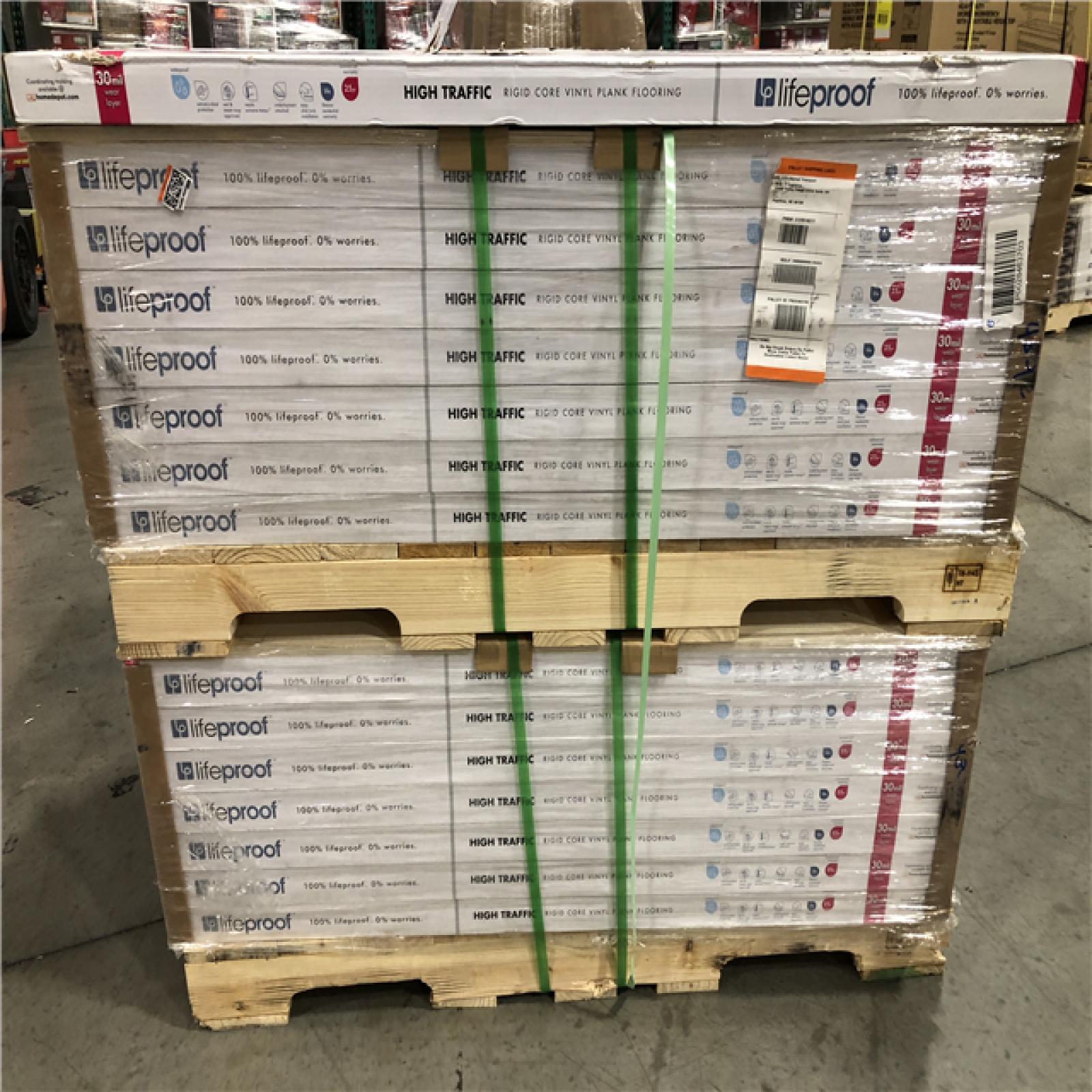 DALLAS LOCATION - Lifeproof Vesinet Oak 30 MIL x 8.7 in. W x 48 in. L Click Lock Waterproof Luxury Vinyl Plank Flooring PALLET-(60 UNITS)