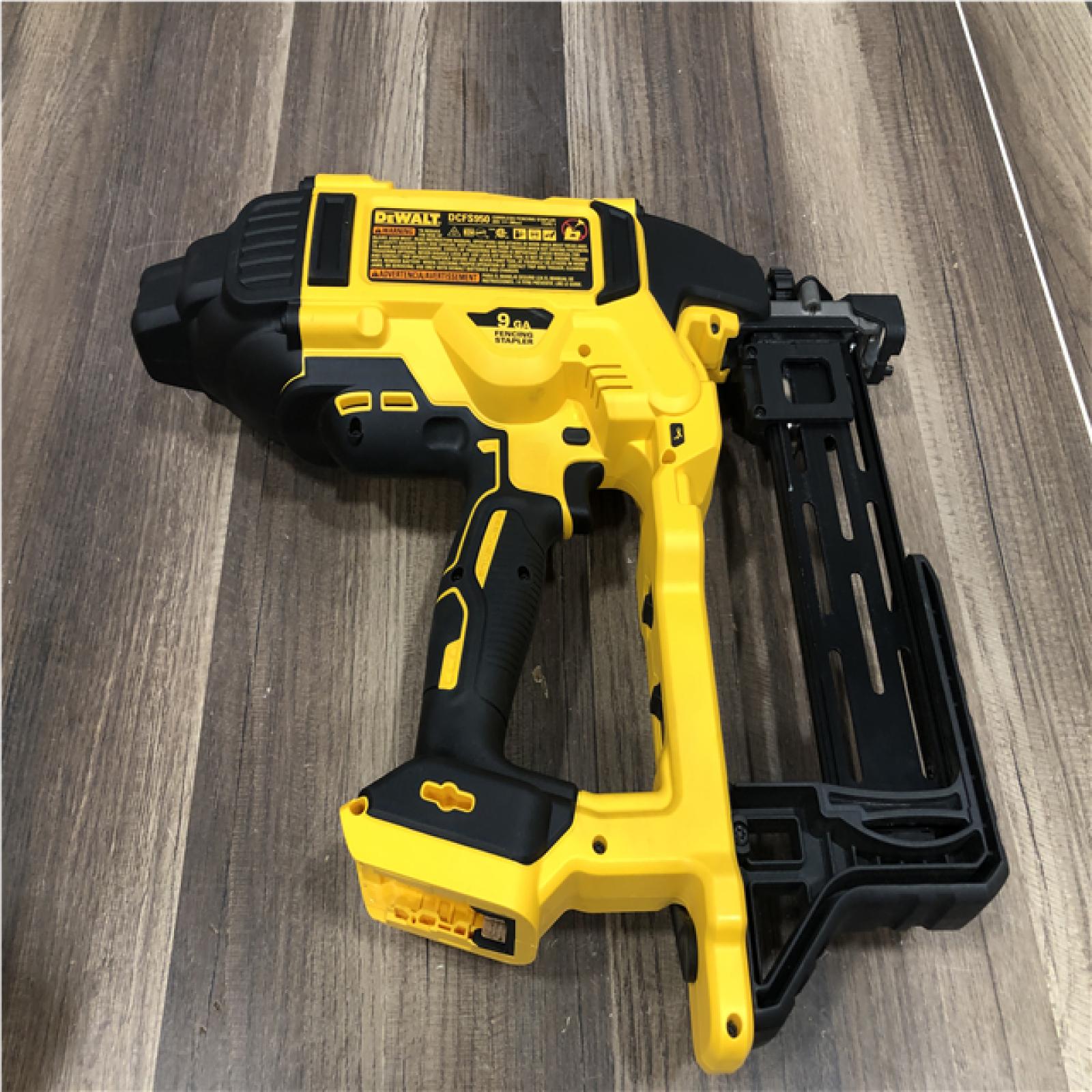 AS-IS DEWALT 20V MAX 9-Gauge Cordless Fencing Stapler (Tool Only)
