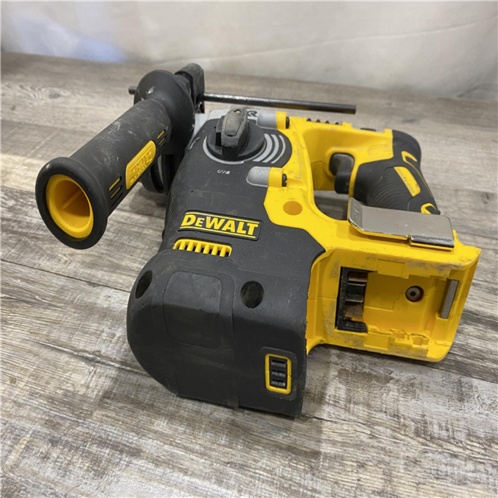 AS-IS DEWALT 20V MAX XR Cordless Brushless 1 in. SDS Plus L-Shape Rotary Hammer (Tool Only)