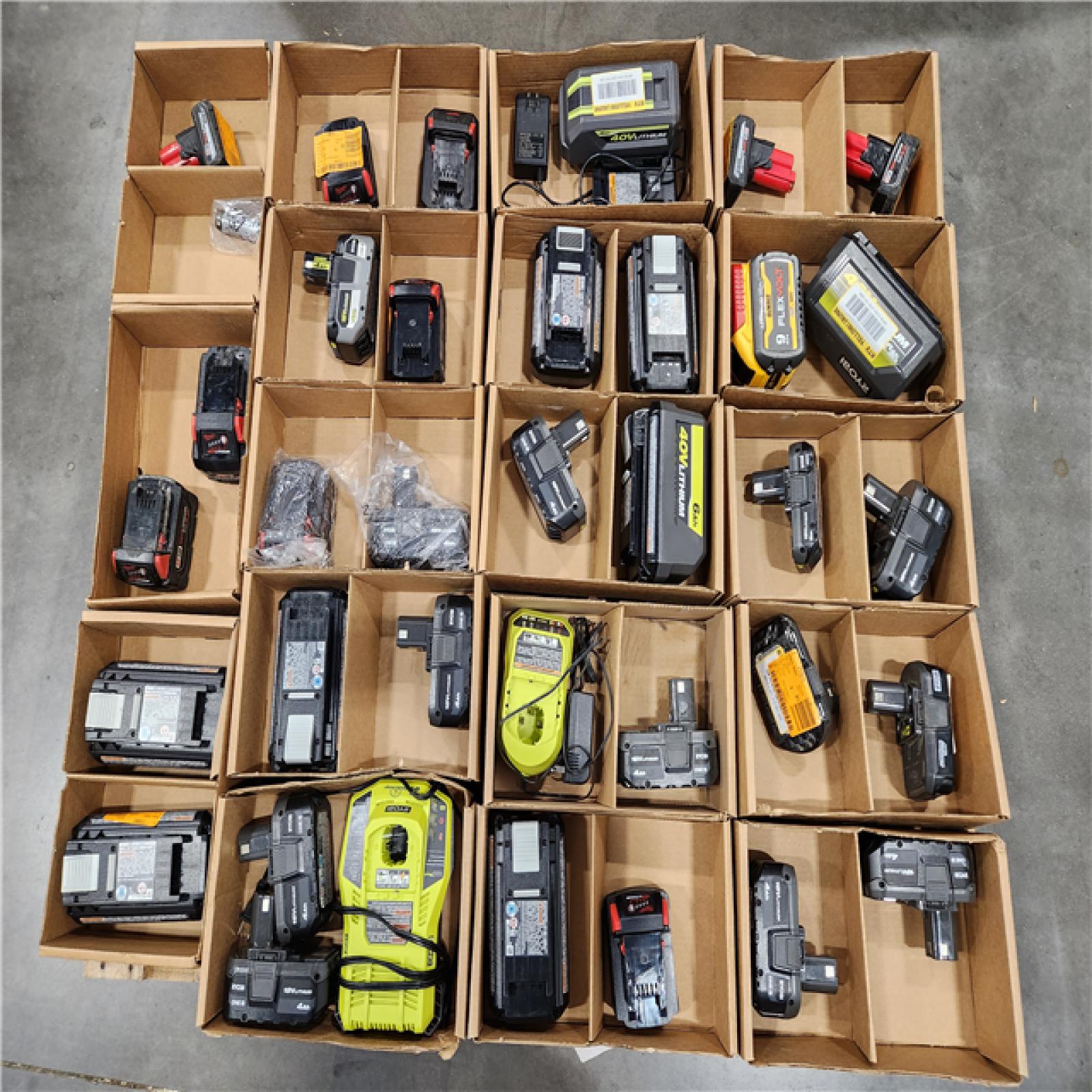 dallas location as-is battery pallet