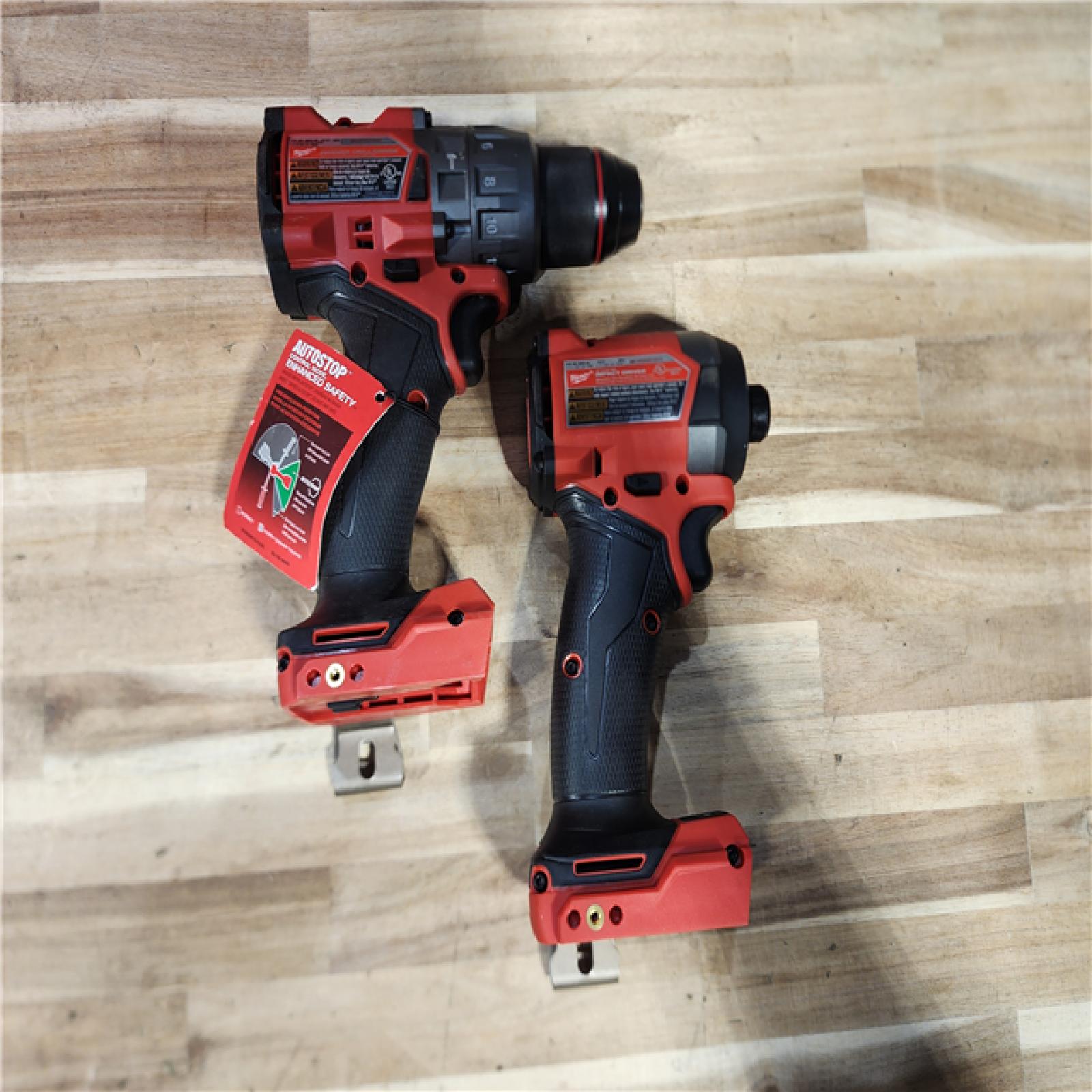 HOUSTON LOCATION - AS-IS Milwaukee FUEL 18V Lithium-Ion Brushless Cordless Hammer Drill and Impact Driver Combo Kit