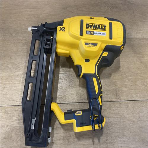 AS-IS DEWALT 20V MAX XR 16-Gauge Lithium-Ion Cordless Finish Nailer (Tool Only)
