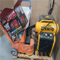 CALIFORNIA AS-IS OUTDOOR POWER EQUIPMENT