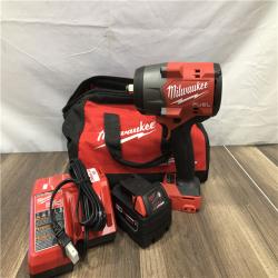AS-IS Milwaukee FUEL 18V Lithium-Ion Brushless Cordless 1/2 in. Impact Wrench w/Friction Ring Kit