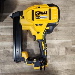 HOUSTON LOCATION - AS-IS DeWALT DCN681D1 20-Volt MAX 18ga Cordless Brushless Narrow Crown Stapler Kit w/ BATTERY & CHARGER