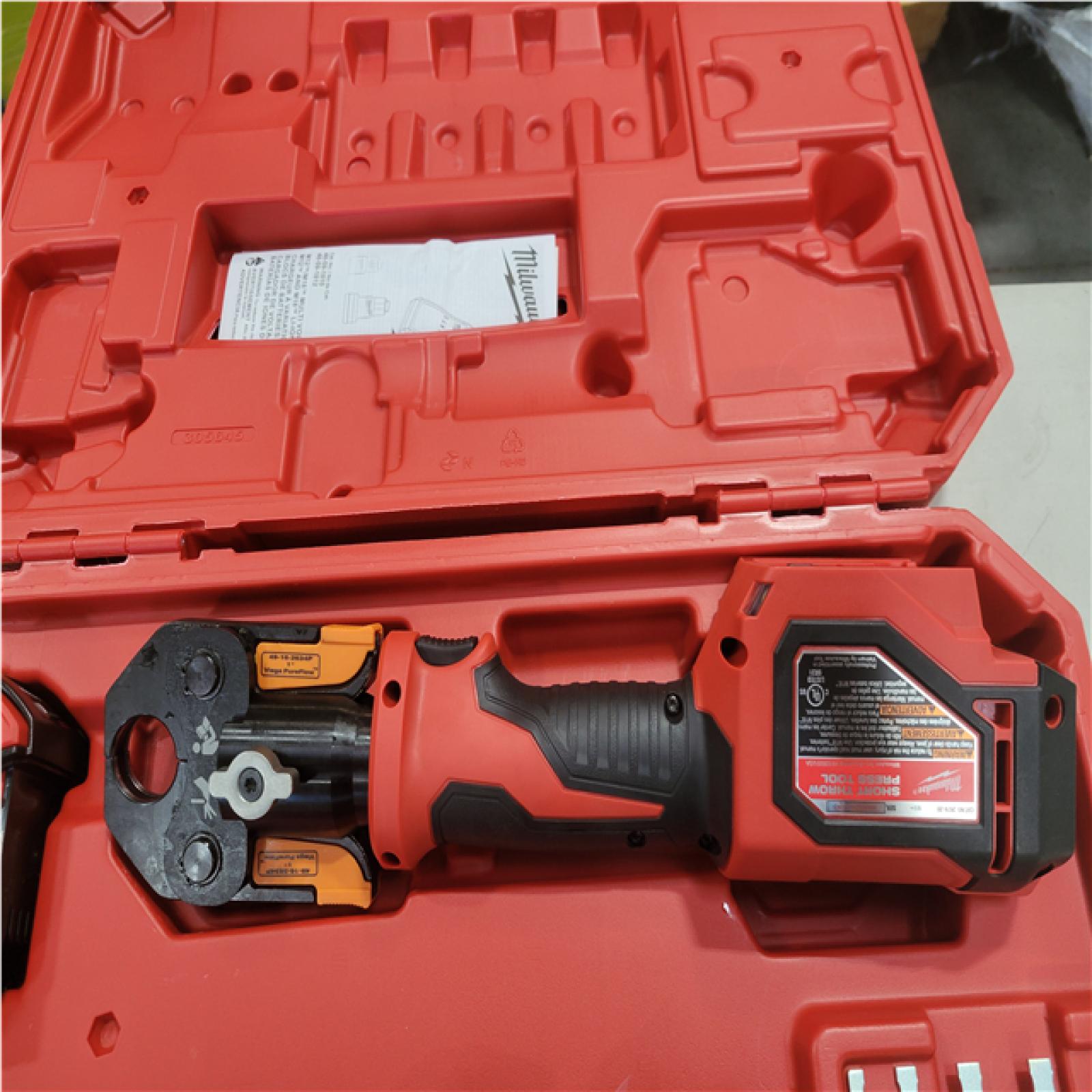 CALIFORNIA AS-IS MILWAUKEE M18 SHORT THROW PRESS TOOL