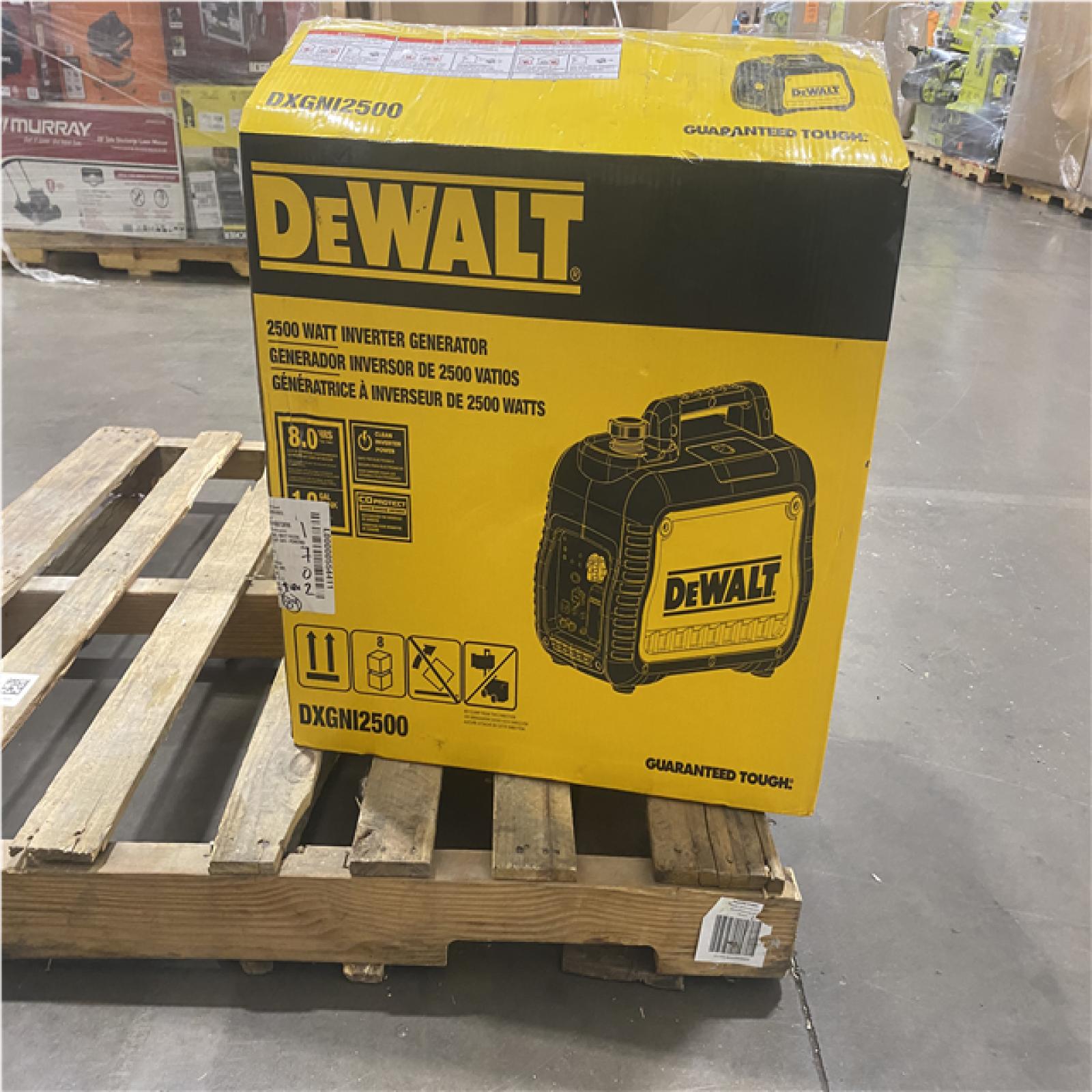 Dallas Location - As-Is DEWALT 2200W Portable Inverter Generator  DXGNI2500(Lot Of 2)