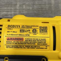 AS-IS DEWALT 20V MAX Cordless Drill/Impact 2 Tool Combo Kit