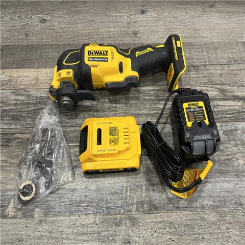 AS-IS DEWALT ATOMIC 20V MAX Cordless Brushless Oscillating Multi Tool Kit