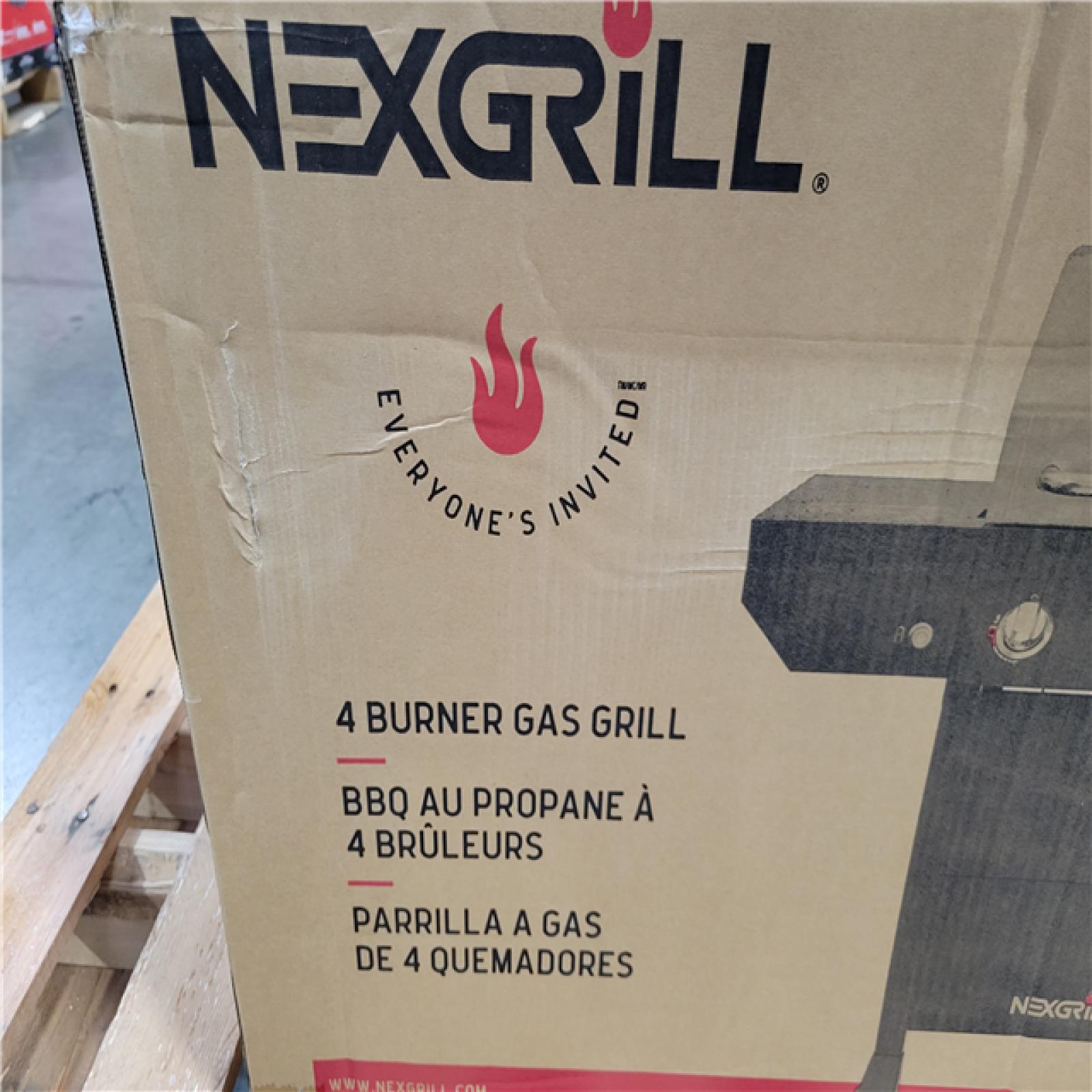 CALIFORNIA AS-IS NEW NEXGRILL 4 BURNER GAS GRILL