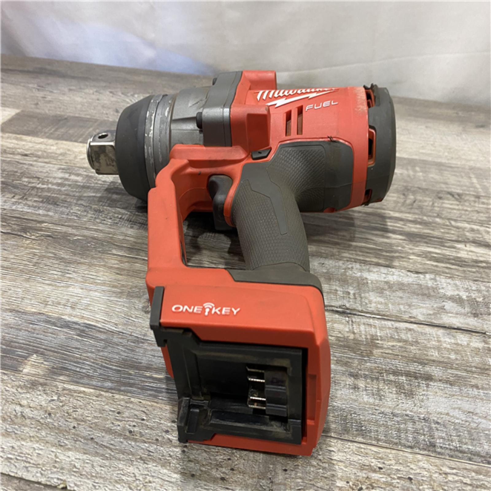 AS-IS Milwaukee FUEL ONE-KEY 18V Lithium-Ion Brushless Cordless 1 in. Impact Wrench with Friction Ring (Tool-Only)