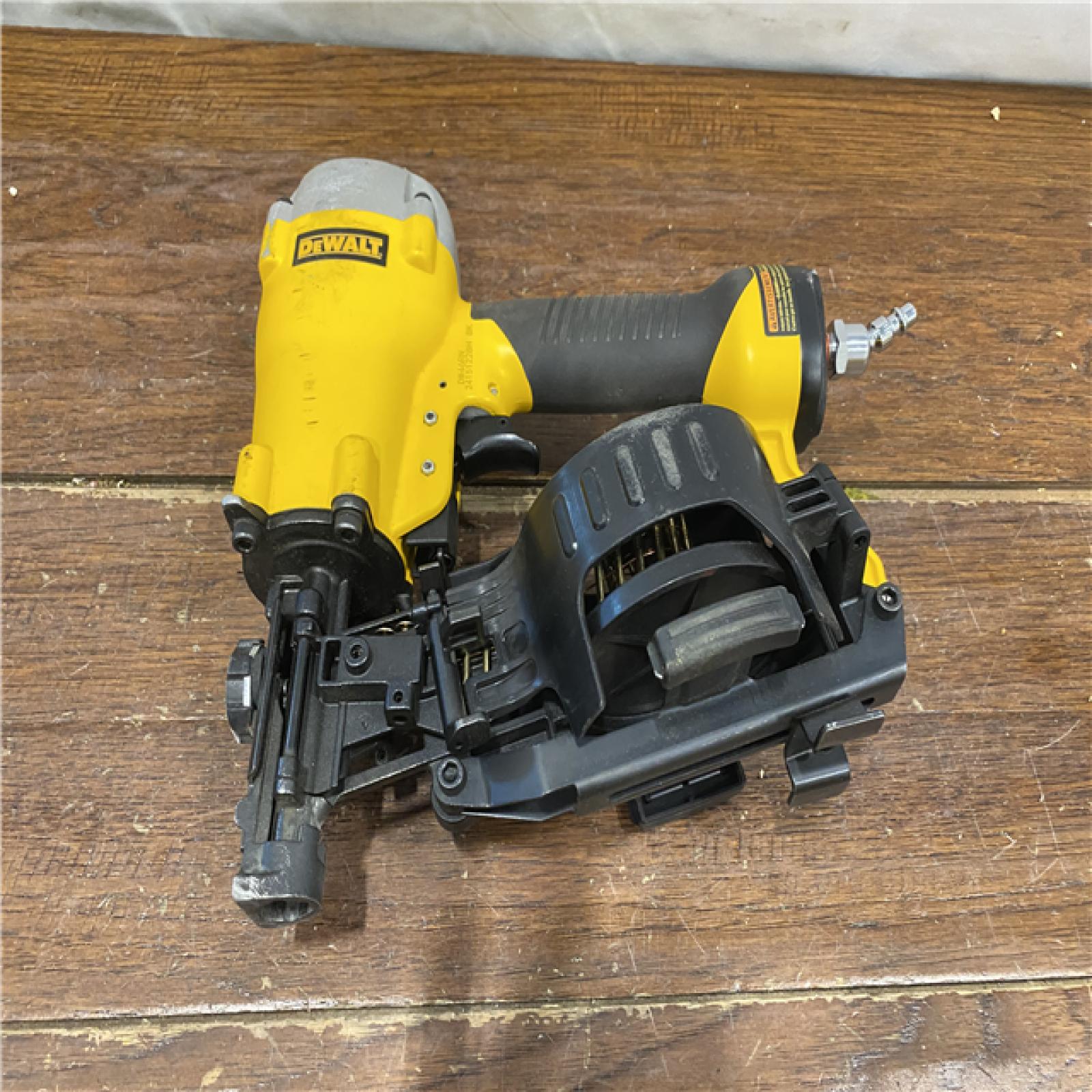 AS-IS 1-3/4 in. 15 Degree Pneumatic Coil Roofing Nailer