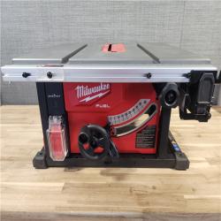 HOUSTON LOCATION - AS-IS Milwaukee M18 FUEL ONE-KEY 18- Volt Lithium-Ion Brushless Cordless 8-1/4 in. Table Saw Kit W/(1) 12.0Ah Battery & Rapid Charger