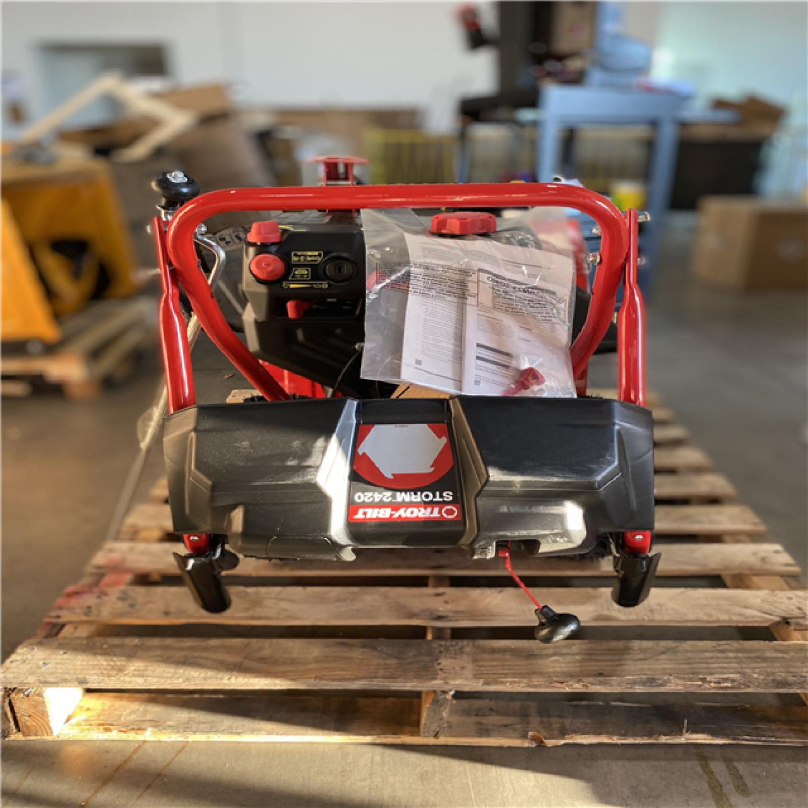Dallas Location -NEW- Troy-Bilt Storm 24 in. 208 cc Two- Stage Gas Snow Blower with Electric Start Self Propelled