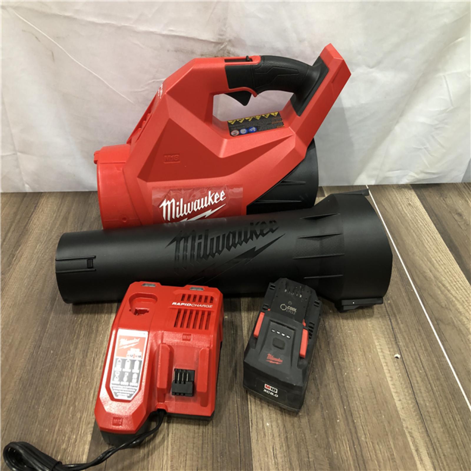 AS-IS Milwaukee  FUEL 120 MPH 500 CFM 18V Brushless Cordless Battery Powered Leaf Blower Kit