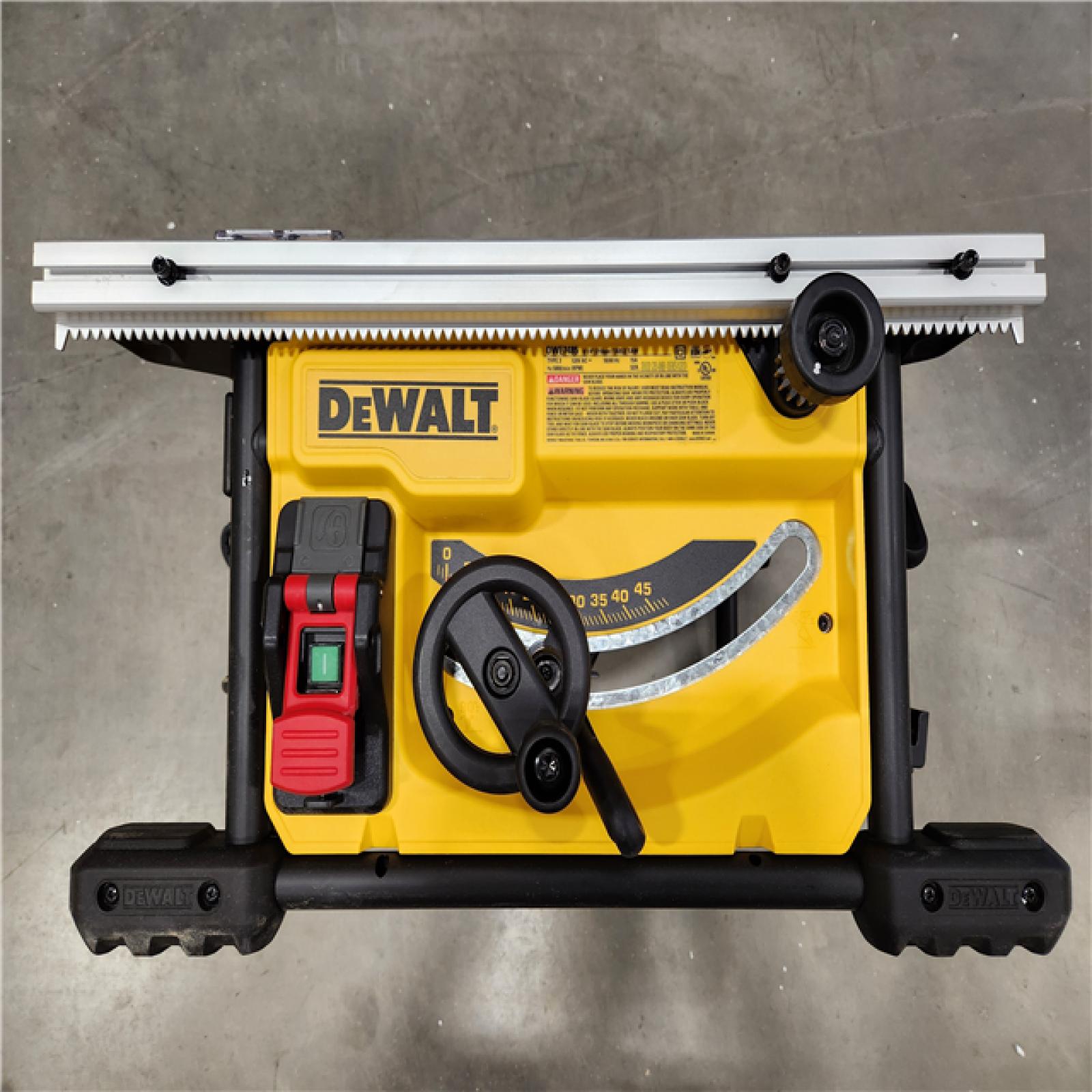AS-IS DEWALT 15 Amp Corded 8-1/4 in. Compact Portable Jobsite Table Saw