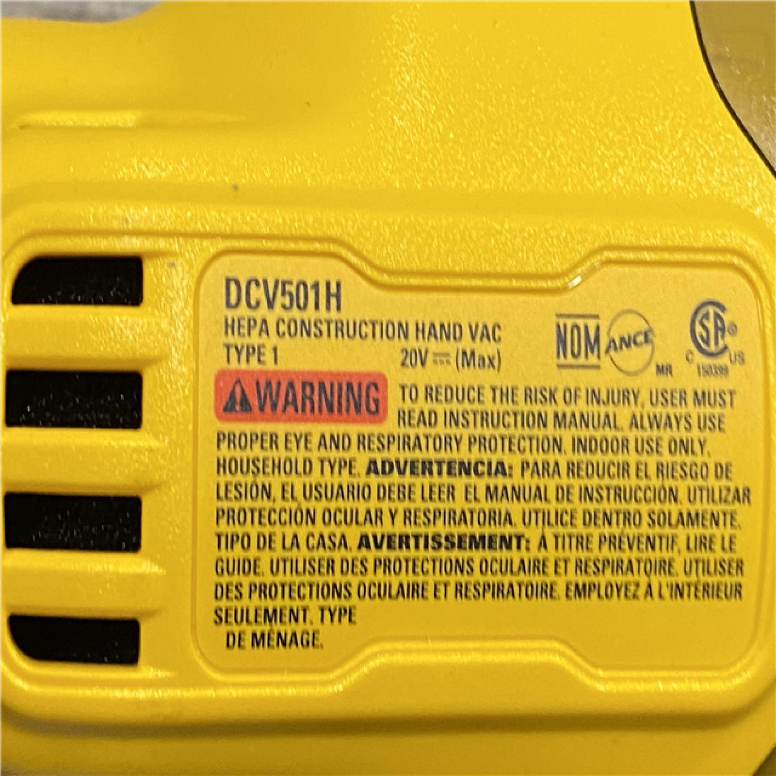 AS-IS DEWALT Bagless 20V MAX Stick Cordless General Dirt Filter Handheld Vacuum (Tool Only)