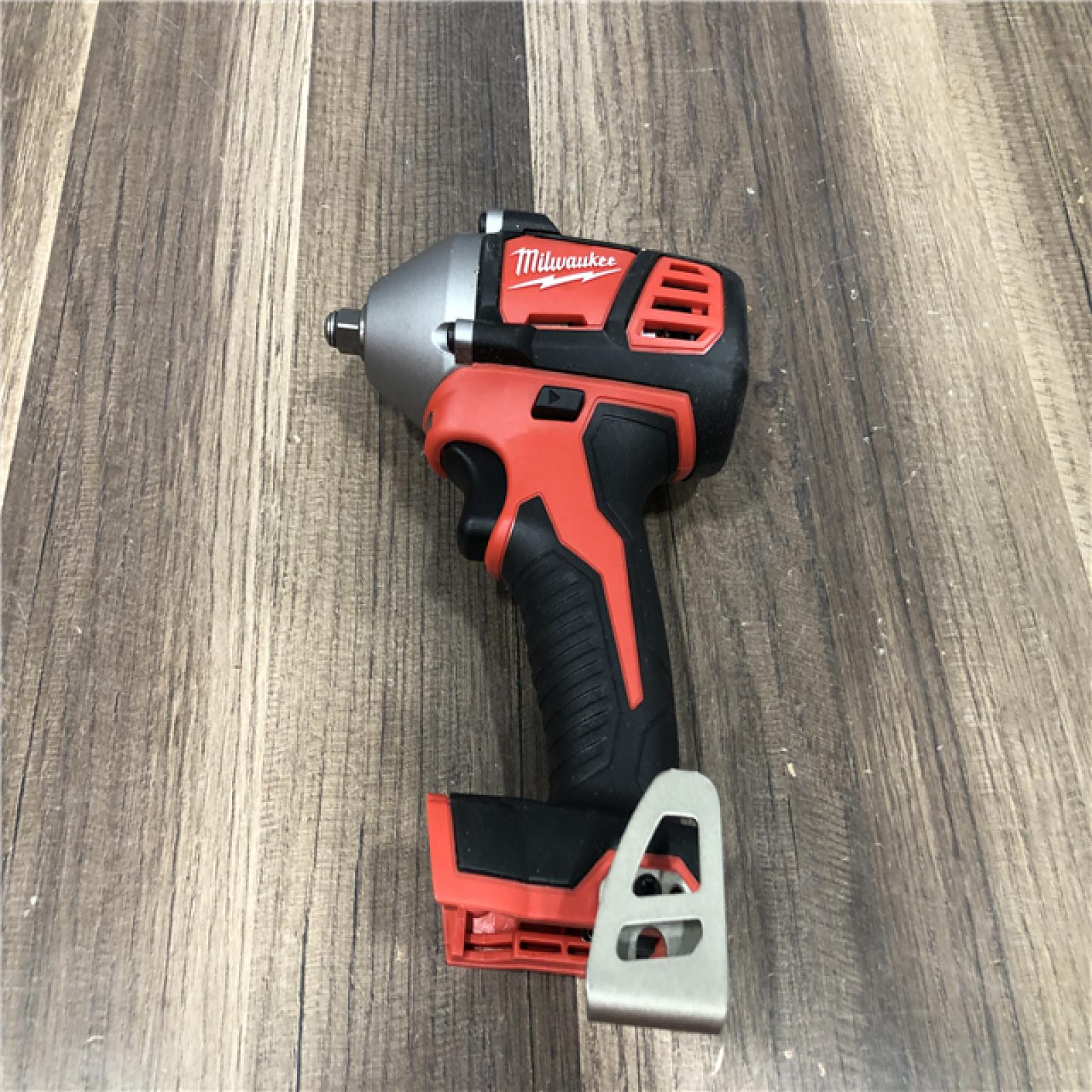 AS-IS Milwaukee 18V Lithium-Ion Cordless 3/8 in. Impact Wrench W/ Friction Ring (Tool-Only)