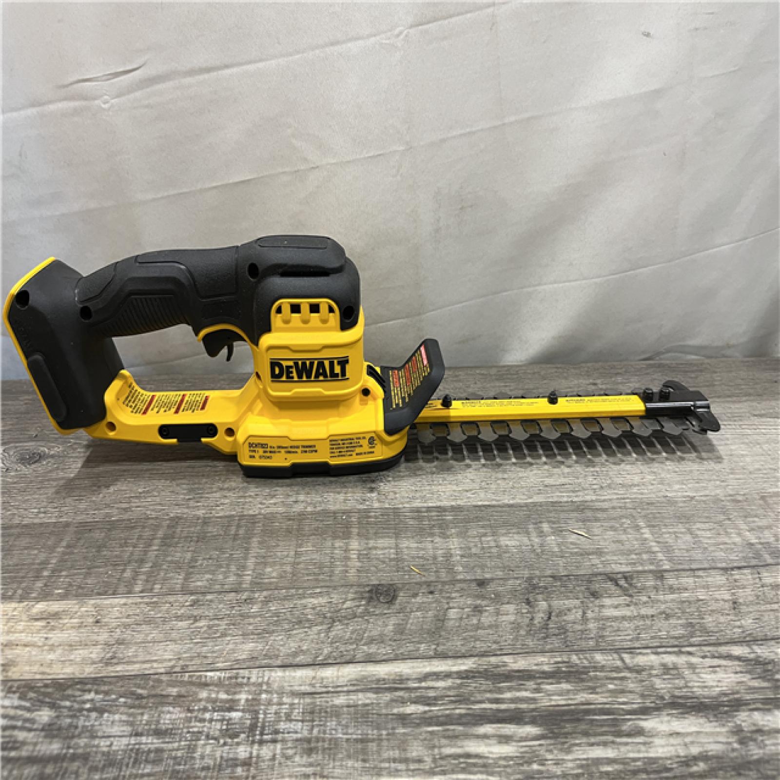 AS-IS DEWALT 20V 8 in. Compact Cordless Hedge Trimmer (Tool-Only)