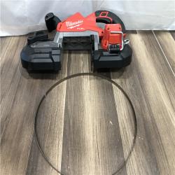 AS-IS Milwaukee FUEL 18V Lithium-Ion Brushless Cordless Deep Cut Band Saw (Tool-Only)