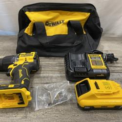 AS-IS DEWALT ATOMIC 20V Cordless 1/2 in. Compact Hammer Drill Kit