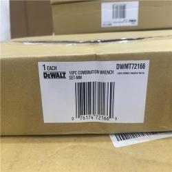 Houston Location - AS-IS home improvement pallet DEWALT 10 PC COMBINATION WRENCH SET-MM (QTY 178)