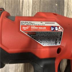 AS-IS Milwaukee  FUEL 18-Volt Lithium-Ion Brushless Cordless Gen II 15-Gauge Angled Finish Nailer (Tool-Only)