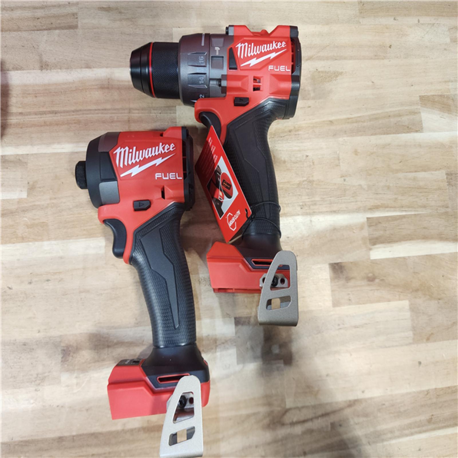 HOUSTON LOCATION - AS-IS (APPEARS LIKE NEW) Milwaukee  FUEL 18V Lithium-Ion Brushless Cordless Hammer Drill and Impact Driver Combo Kit