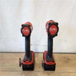 AS-IS- Milwaukee FUEL 18V Lithium-Ion Brushless Cordless Hammer Drill and Impact Driver Combo Kit